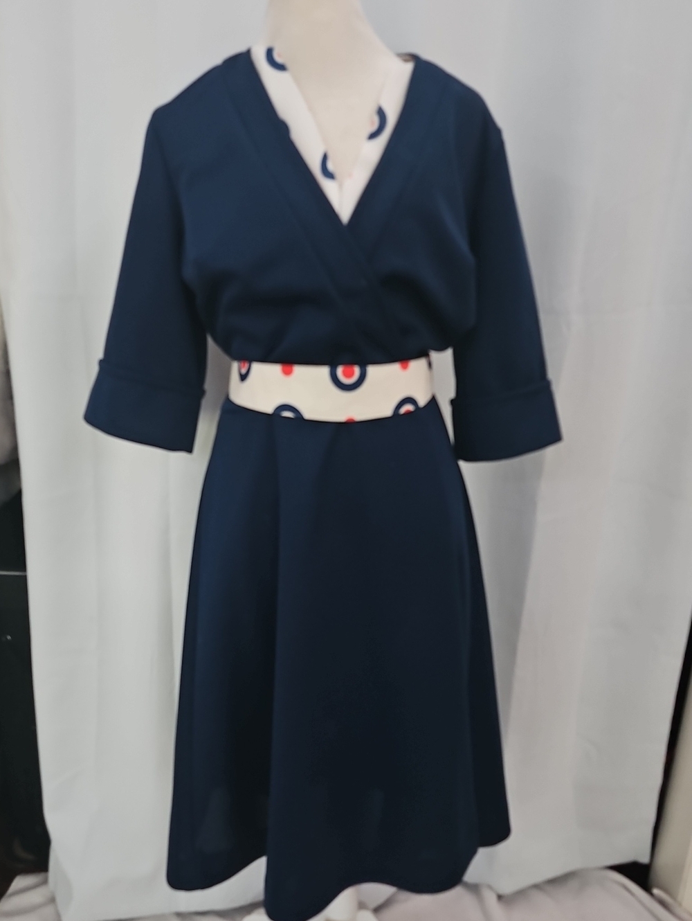 Mod Dress Bleeker Street By Jonathan Logan Vintage Large Size?